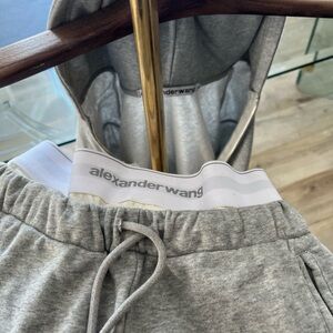Alexander Wang Light Grey Boxer Loungewear Set